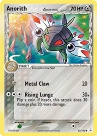 Anorith (Delta Species) 057/110  - Reverse Holofoil Holon Phantoms - Common