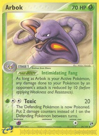 Arbok 029/100  - Reverse Holofoil Sandstorm - Uncommon
