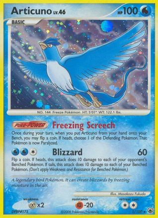 Articuno 001  - Holofoil Majestic Dawn - Holo Rare