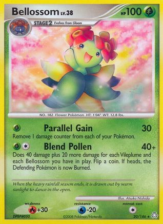 Bellossom 020  - Reverse Holofoil Legends Awakened - Rare
