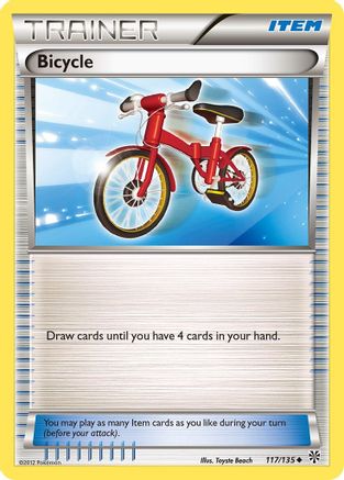 Bicycle 117/135  - Reverse Holofoil Plasma Storm - Uncommon