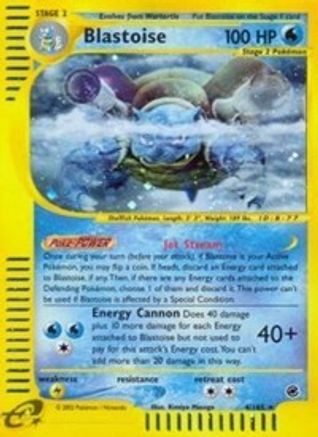 Blastoise (4) 004  - Reverse Holofoil Expedition - Holo Rare