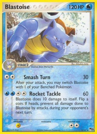 Blastoise 001  - Holofoil POP Series 3 - Rare