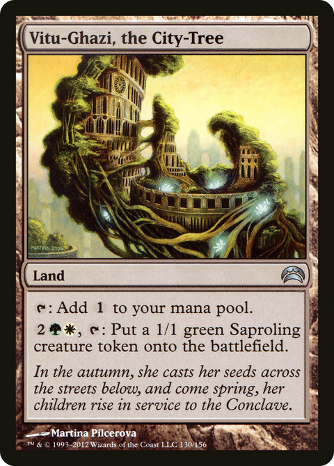 Vitu-Ghazi, the City-Tree (PC2-130) - Planechase 2012 Foil