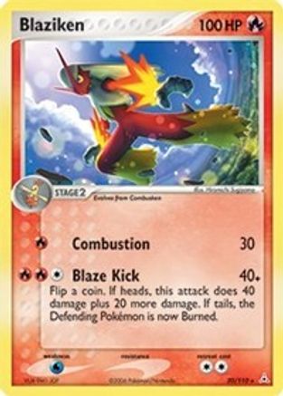 Blaziken 020  - Reverse Holofoil Holon Phantoms - Rare