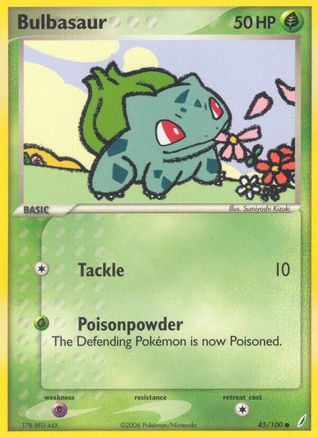 Bulbasaur 045/100  Crystal Guardians - Common