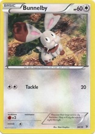 Bunnelby 030  Kalos Starter Set - Common