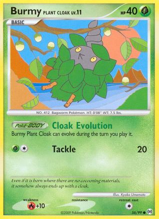Burmy Plant Cloak 056  Arceus - Common