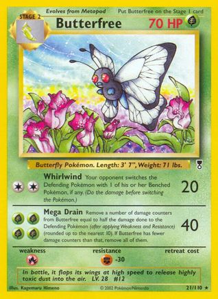 Butterfree 021  Legendary Collection - Rare