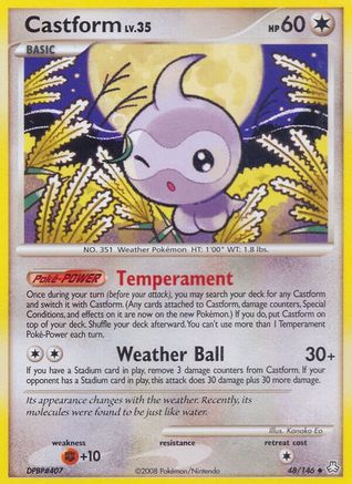 Castform 048/146  - Reverse Holofoil Legends Awakened - Uncommon
