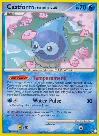 Castform Rain Form 049  - Reverse Holofoil Legends Awakened - Uncommon