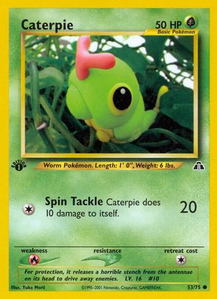 Caterpie 053/75  - Unlimited Neo Discovery - Common