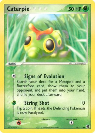 Caterpie 056/112  FireRed & LeafGreen - Common