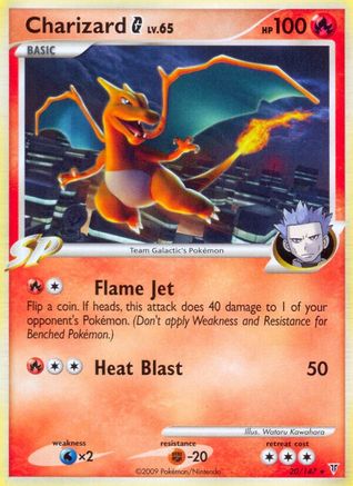 Charizard G 020  - Reverse Holofoil Supreme Victors - Rare
