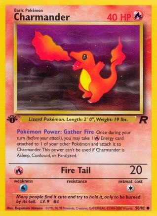 Charmander 050/82  - Unlimited Team Rocket - Common
