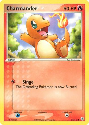 Charmander 057/112  FireRed & LeafGreen - Common