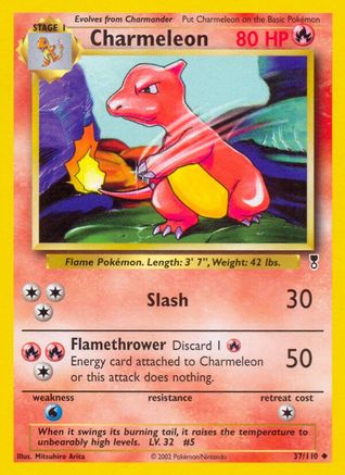 Charmeleon 037/110  - Reverse Holofoil Legendary Collection - Uncommon