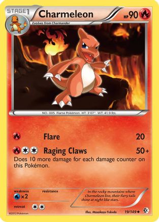 Charmeleon 019/149  Boundaries Crossed - Uncommon
