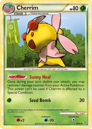 Cherrim 028/95  - Reverse Holofoil Unleashed - Uncommon
