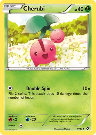 Cherubi 004  - Reverse Holofoil Legendary Treasures - Uncommon