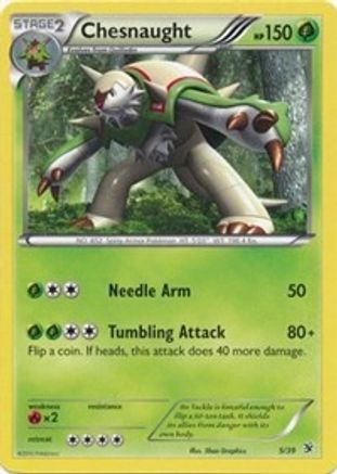 Chesnaught 005  - Holofoil Kalos Starter Set - Common