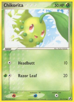Chikorita 051/115  Unseen Forces - Common