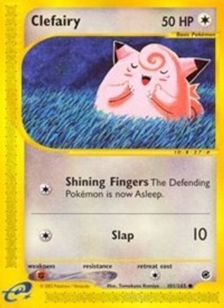 Clefairy 101/165  - Reverse Holofoil Expedition - Common
