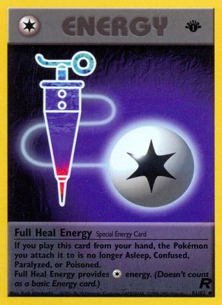 Full Heal Energy 081/82  - Unlimited Team Rocket - Uncommon