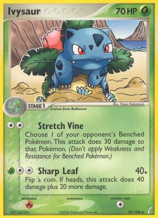 Ivysaur 035/100  Crystal Guardians - Uncommon