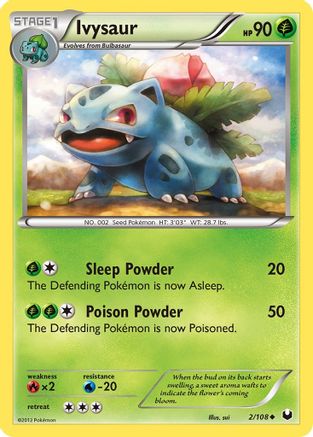 Ivysaur 002  Dark Explorers - Uncommon