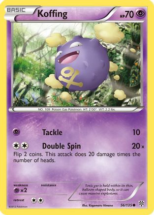 Koffing (56) 056  Plasma Storm - Common