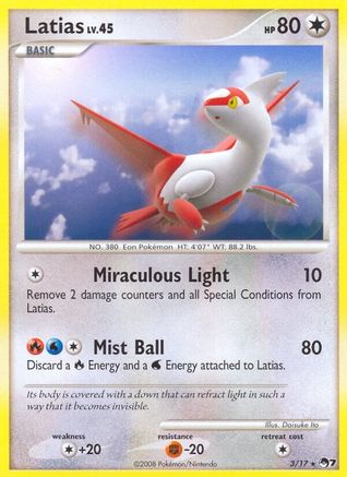 Latias 003  - Holofoil POP Series 7 - Rare