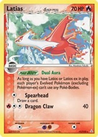 Latias 011/110  - Reverse Holofoil Holon Phantoms - Holo Rare