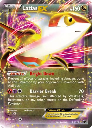 Latias EX 085  - Holofoil Plasma Freeze - Ultra Rare