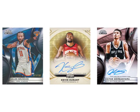 2025-26 Topps Chrome Black NBA Basketball Hobby Box