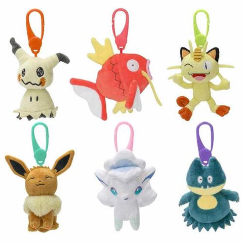 Pokemon Clip On Plush 3.5"