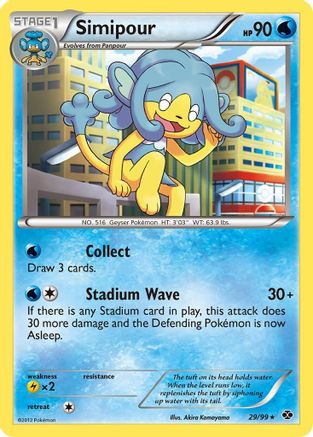 Simipour 029  - Reverse Holofoil Next Destinies - Rare
