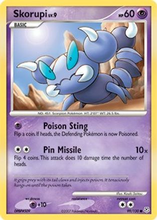Skorupi 099/130  - Reverse Holofoil Diamond and Pearl - Common