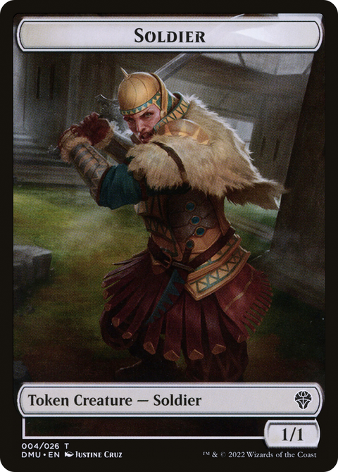 Soldier Token (DMU-004) - Dominaria United Tokens Foil