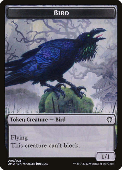 Bird Token (006) (DMU-006) - Dominaria United Tokens Foil