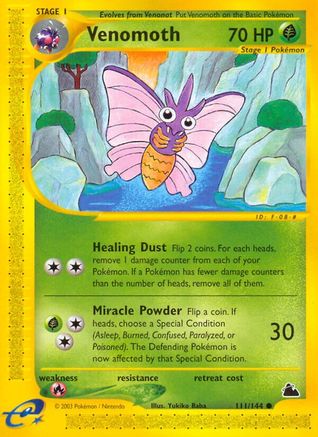 Venomoth 111  Skyridge - Common