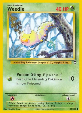 Weedle 099/110  Legendary Collection - Common