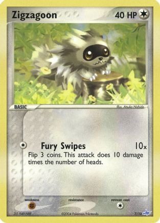 Zigzagoon 007/10  EX Trainer Kit 1 Latias & Latios - Common