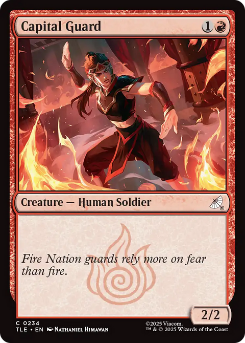 Captain Guard (TLE-234) - Avatar: The Last Airbender: Eternal-Legal Foil