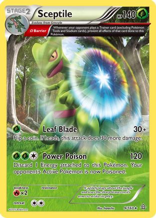 Sceptile (Omega) 009/160  - Holofoil XY  Primal Clash - Holo Rare