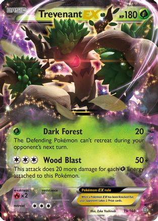 Trevenant EX 019/160  - Holofoil XY  Primal Clash - Ultra Rare