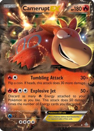 Camerupt EX 029/160  - Holofoil XY  Primal Clash - Ultra Rare