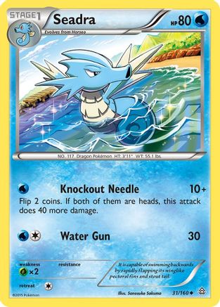 Seadra 031  XY  Primal Clash - Uncommon