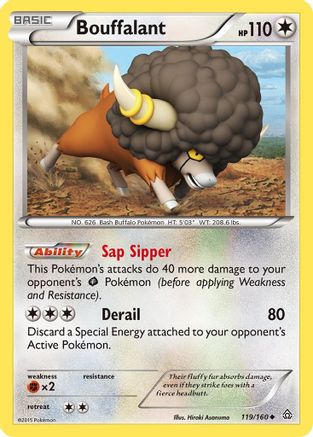 Bouffalant 119  XY  Primal Clash - Uncommon