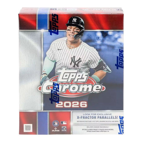 2026 Topps Chrome MLB Baseball Mega Box
